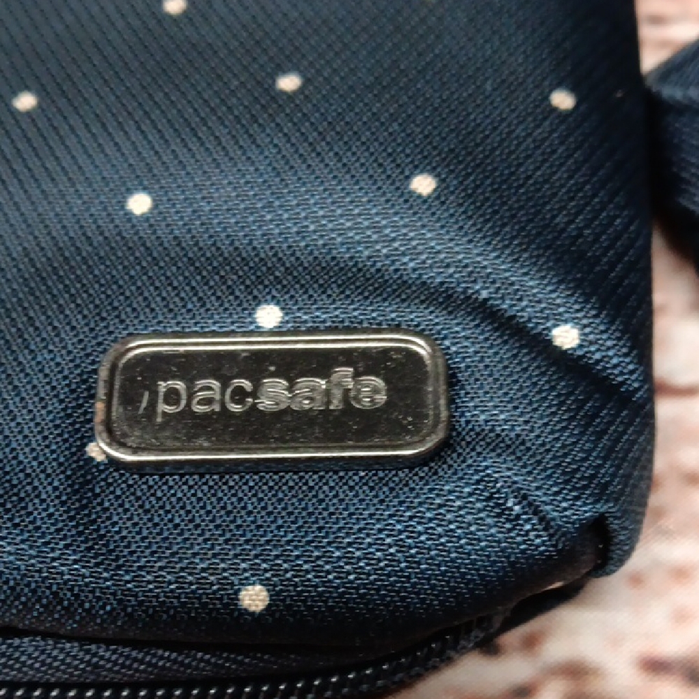 Pacsafe Navy Blue Polka Dot Men's Accessory